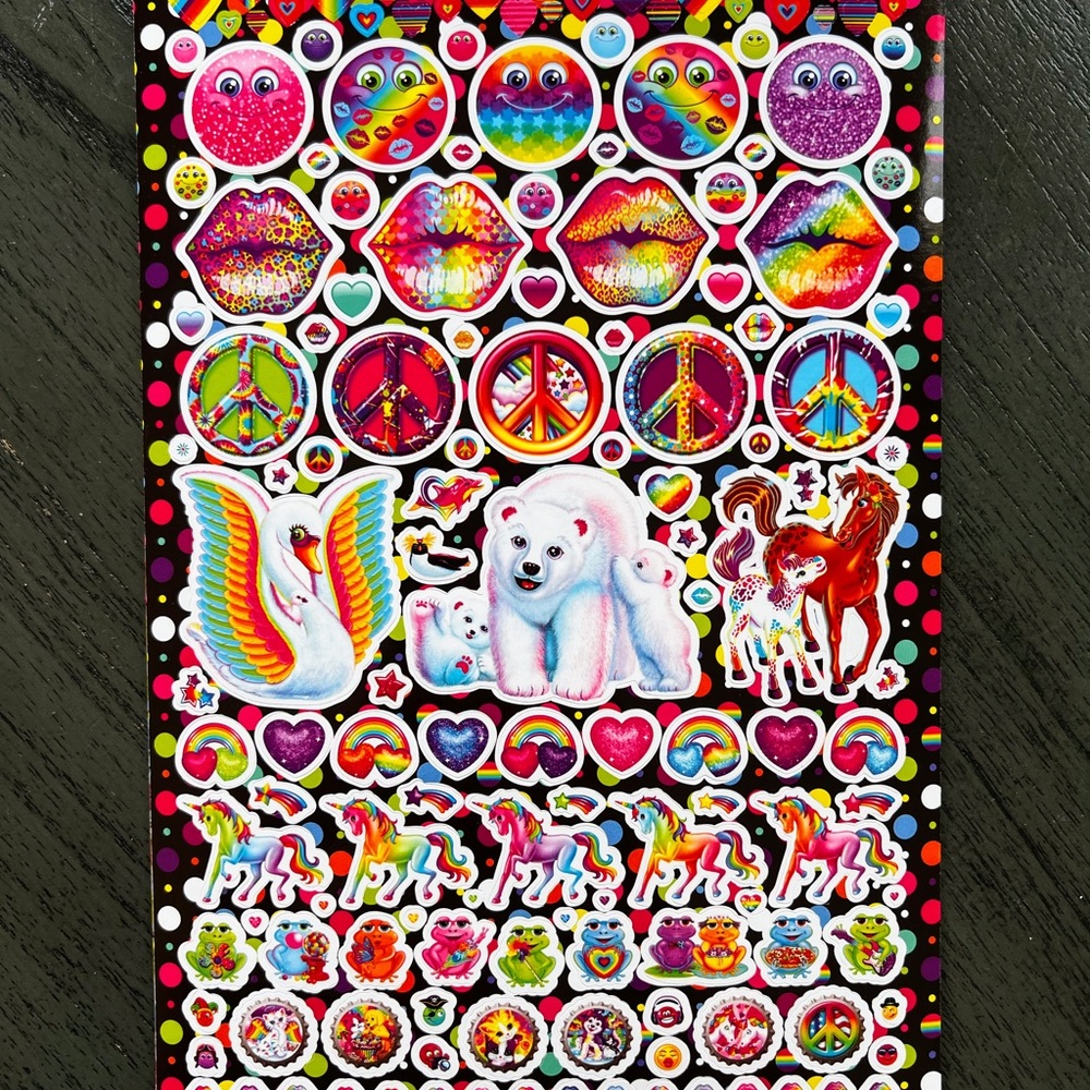 Lisa Frank Colorful Sticker Collection - Picture 2 of 6